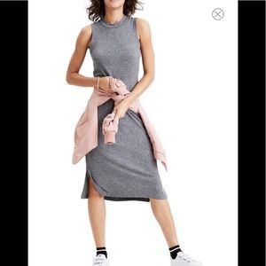 Madewell - Grey Wool MIDI Dress - XXS